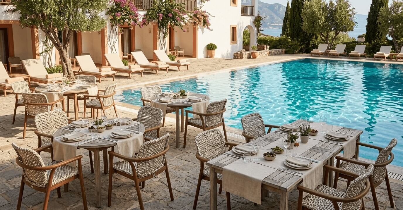 Уличные стулья для кафе Venturio от Roberti, www.parasols.ru Уличные стулья для кафе Venturio от Roberti